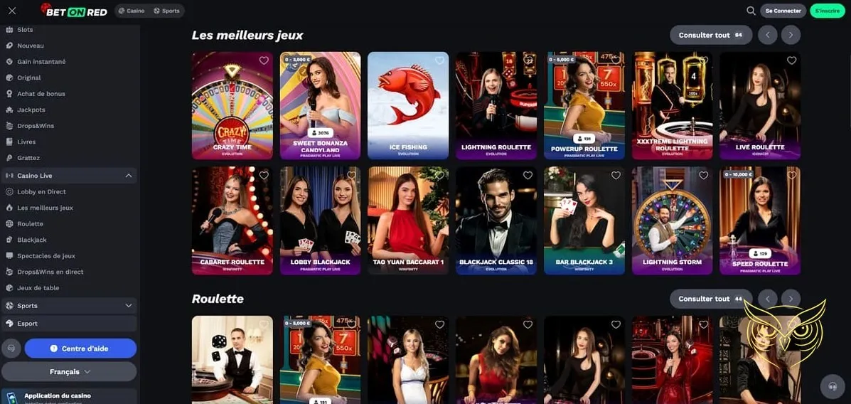 Bannière du bonus bienvenue sport Bet On Red Casino