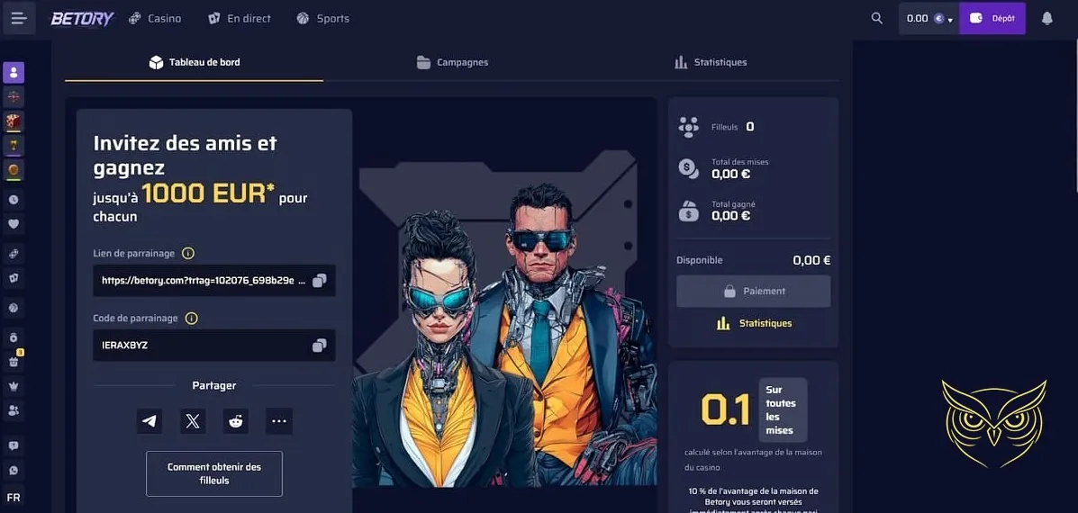 Icône du programme VIP Betory Casino