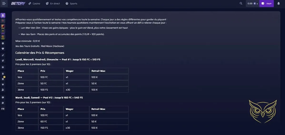 Icône du service client Betory Casino