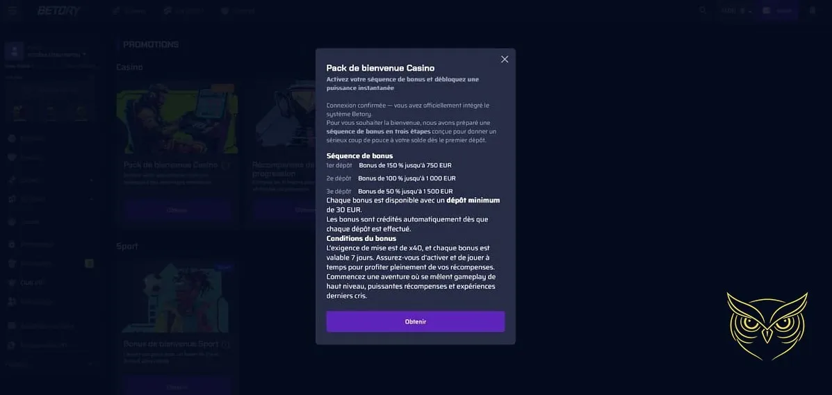 Icône de la catégorie autres jeux Betory Casino