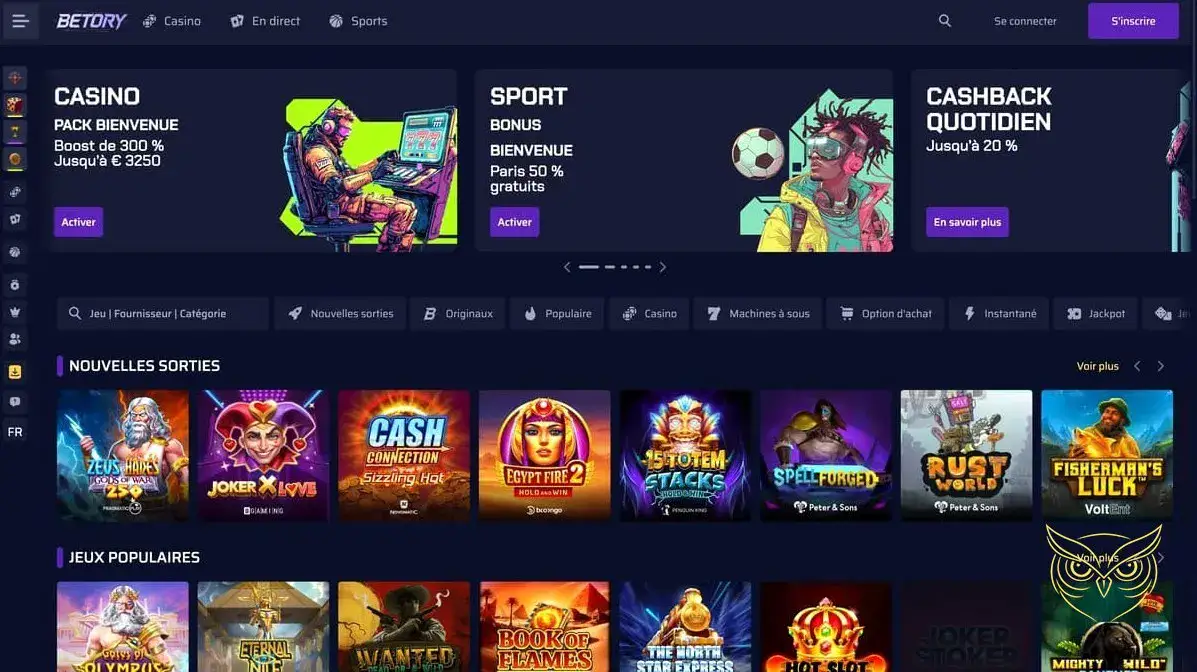 Logo officiel du casino en ligne Betory Casino