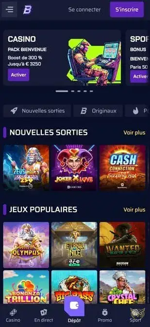 Icône de l'application mobile Betory Casino
