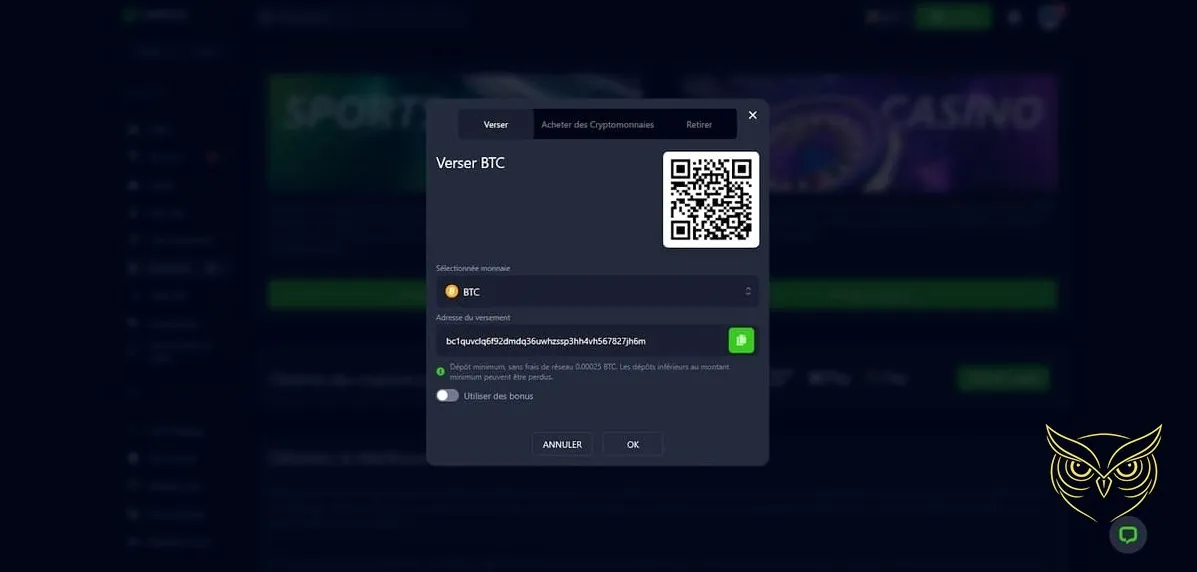 Icône de la catégorie jeux de table Bets.io Casino