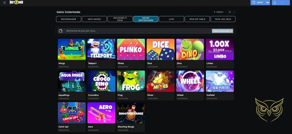 Icône du bonus de bienvenue Betzino Casino