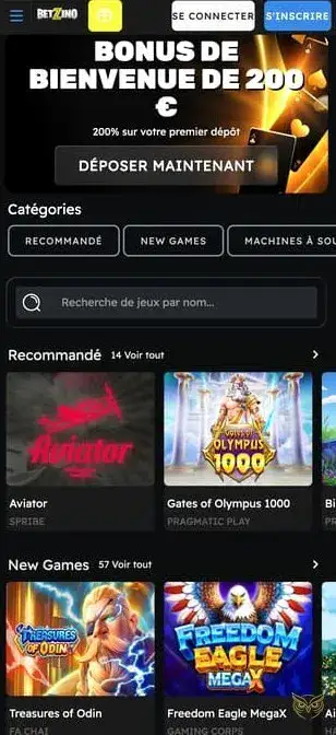 Icône de l'application mobile Betzino Casino