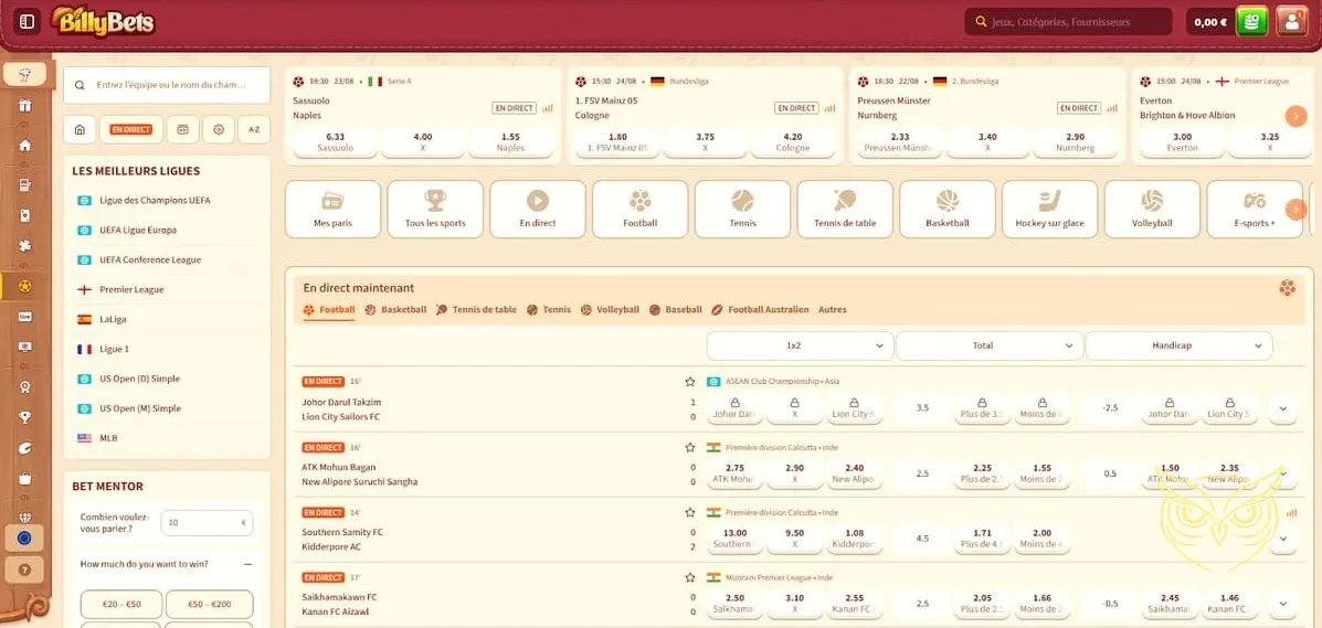 Logo du programme VIP de BillyBets Casino