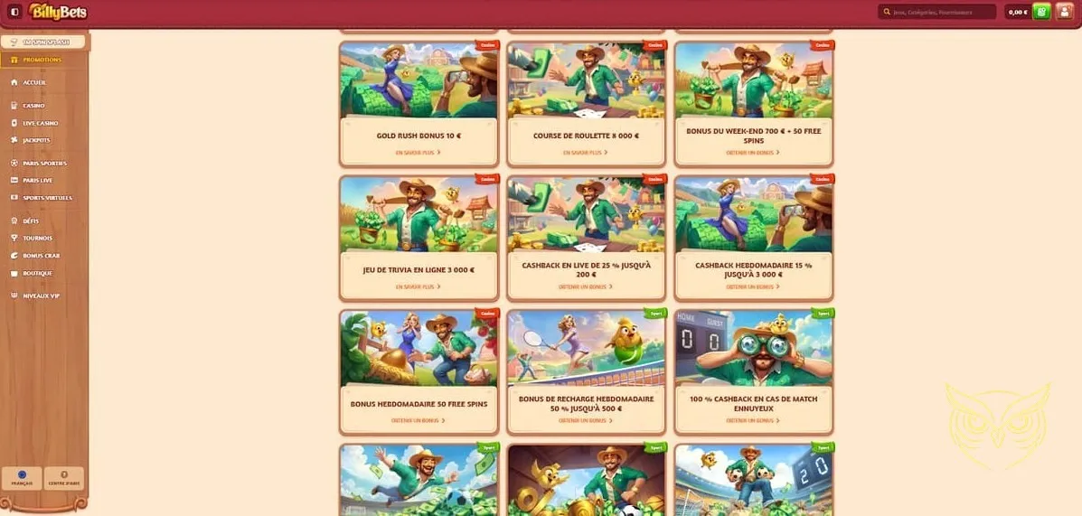 Icône du centre d'aide de BillyBets Casino