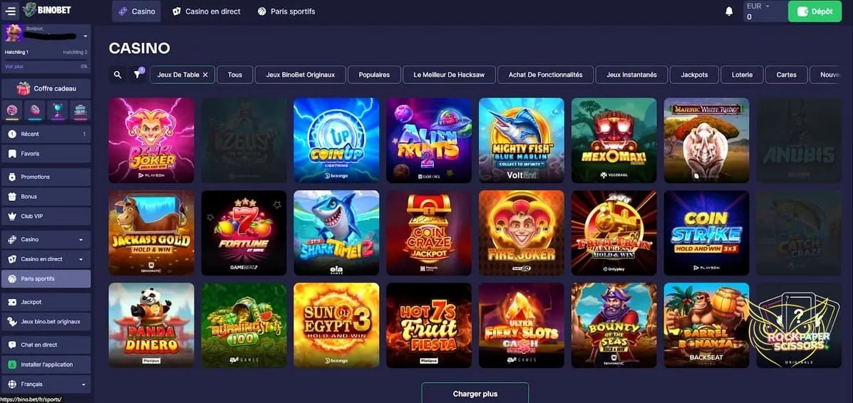 Icône de coffre cadeau pour les récompenses Binobet Casino