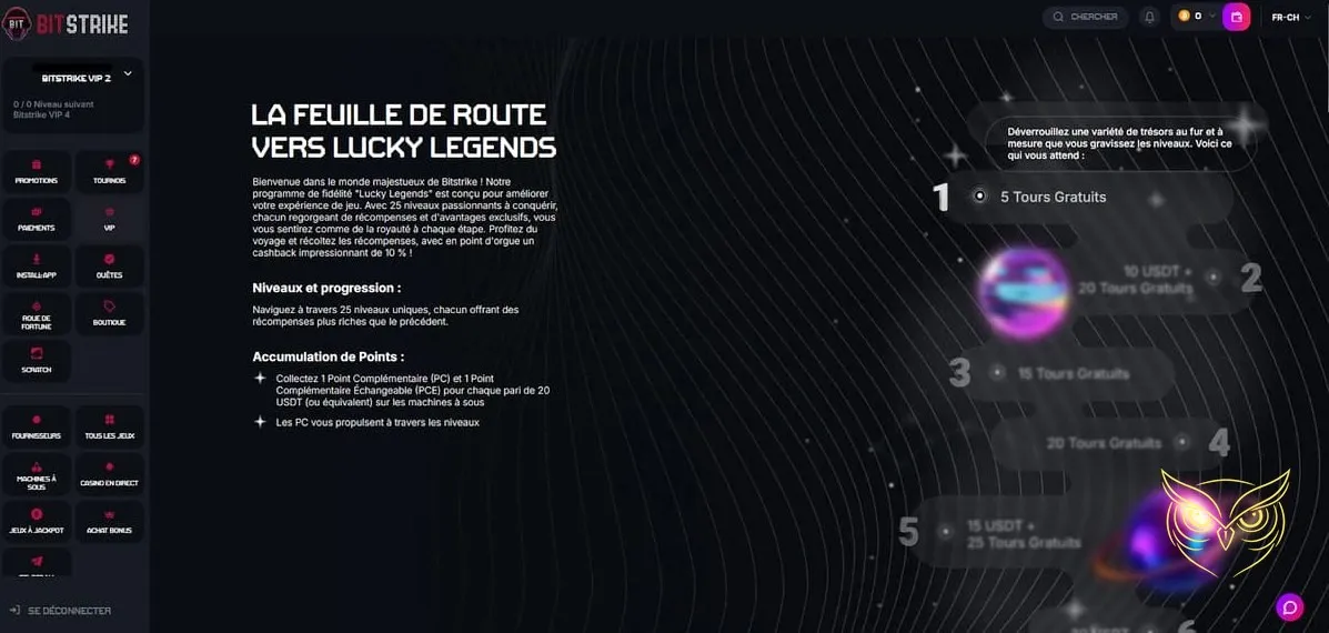 Icône de la Crypto Lucky Wheel Bitstrike