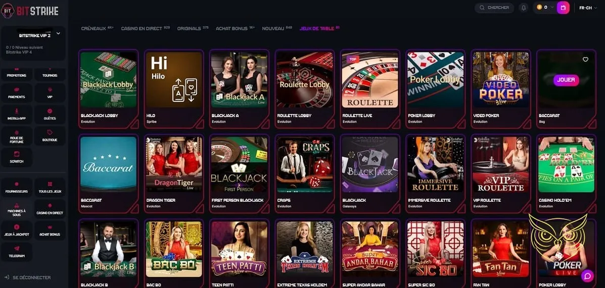 Logo de l'événement Lucky Legends Bitstrike Casino