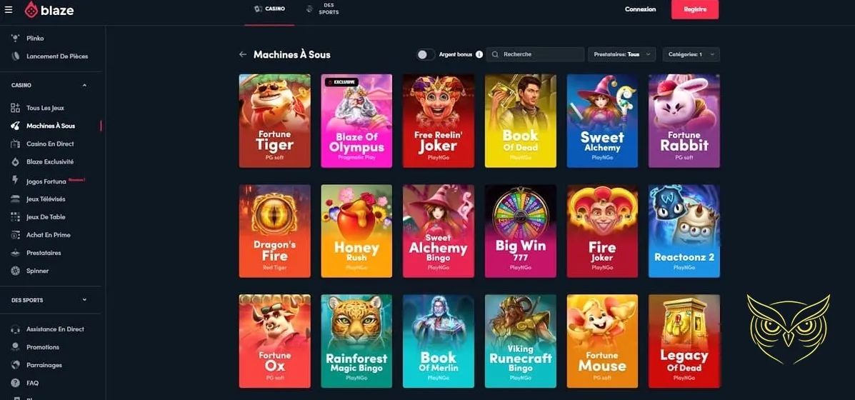 Icône des paris sportifs en direct Blaze Casino