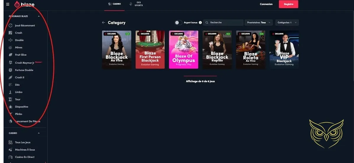 Icône des promotions disponibles sur Blaze Casino