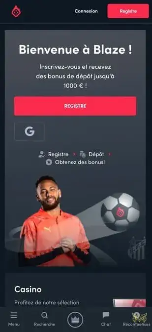 Icône de l'application mobile Blaze Casino