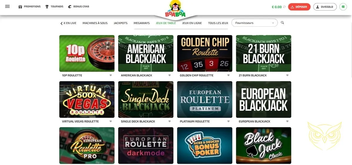 Icône pour les méthodes de dépôt Boaboa Casino