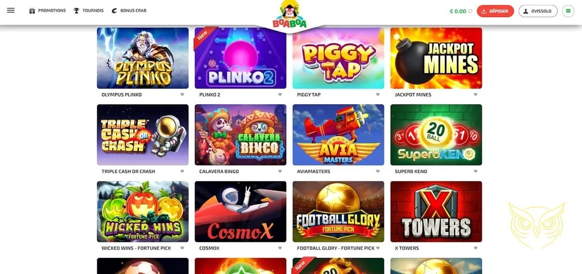 Icône du service de chat en direct Boaboa Casino