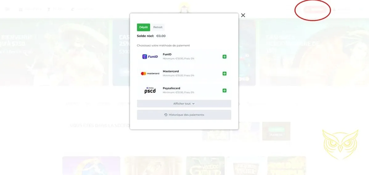 Icône des autres promotions du casino Boaboa