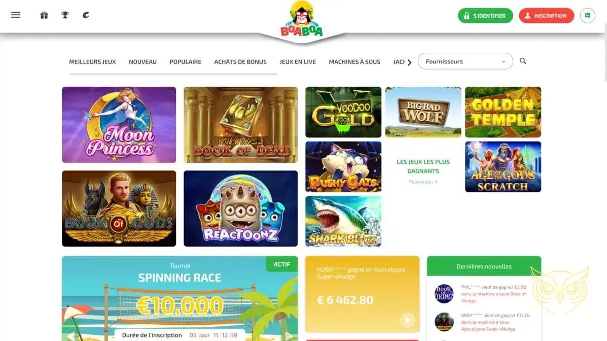 Logo officiel du casino Boaboa