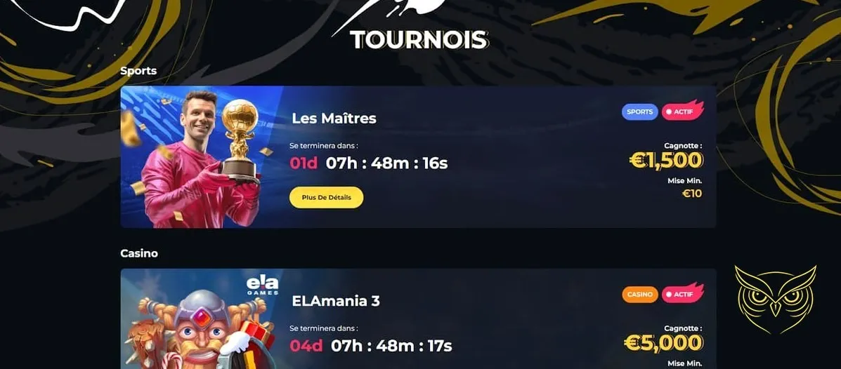 Bouton d'inscription au casino Boomerang casino