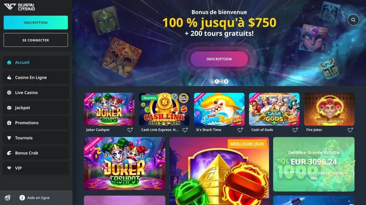 Logo officiel du casino Buran