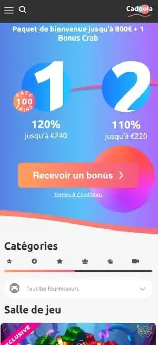 Icône de l'application Cadoola Casino