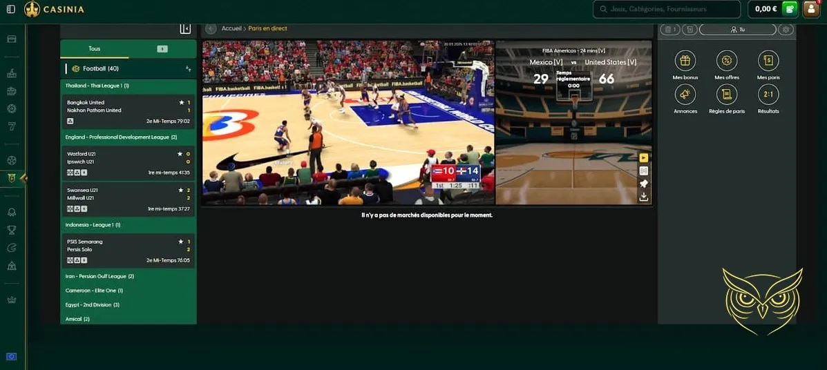 Icône du Centre d'aide FAQ Casinia