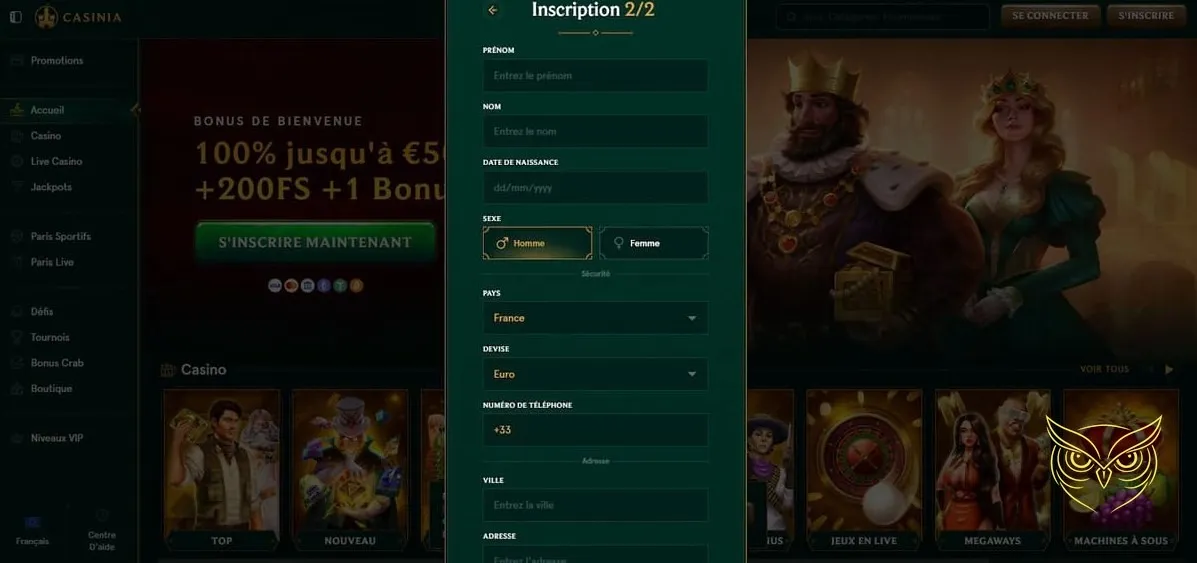 Icône des défis hebdomadaires Casinia