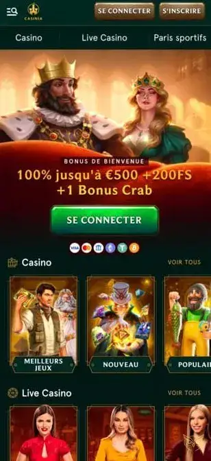 Logo de l'application mobile Casinia Casino
