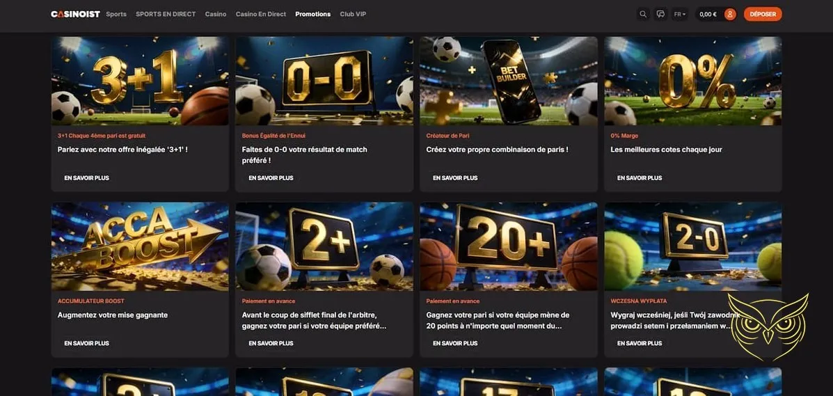 Programme de fidélité VIP Casinoist Casino