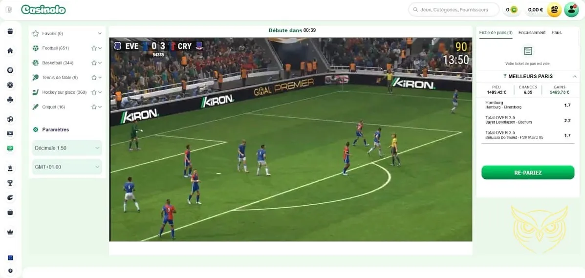 Icône du centre d'aide du casino Casinolo