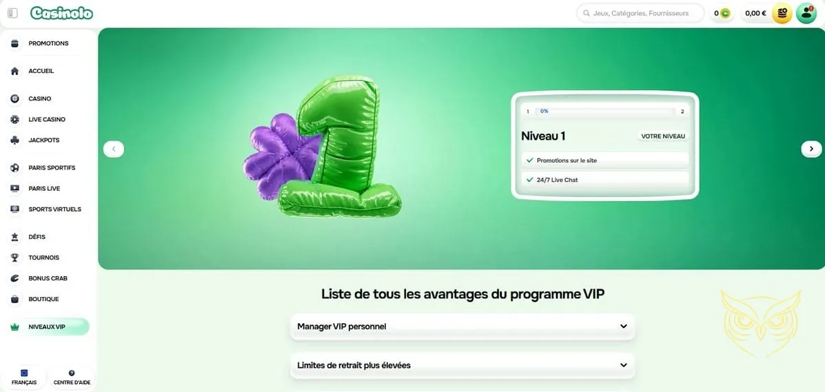 Icône des machines à sous du casino Casinolo