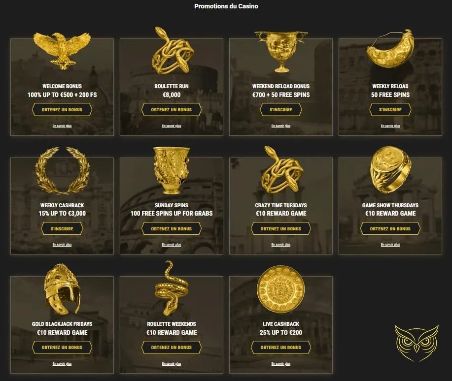 Icône de la catégorie jeux Casinoly Casino