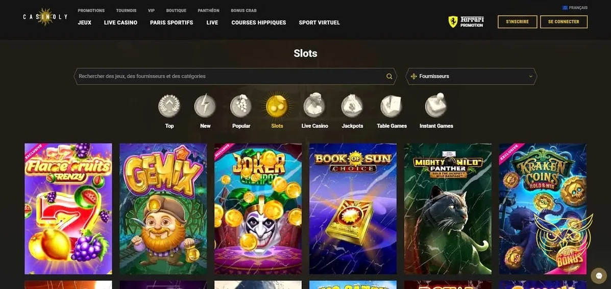 Icône du processus d'inscription Casinoly Casino