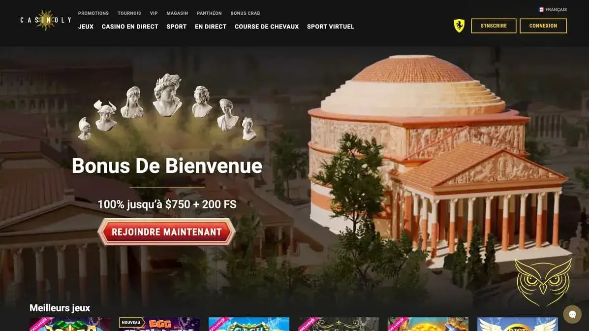 Logo du casino en ligne Casinoly