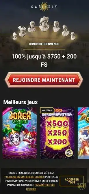 Logo de l'application mobile Casinoly Casino