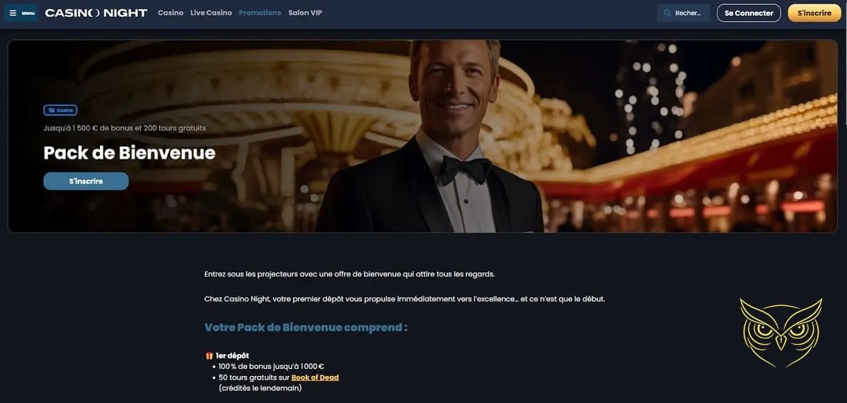 Icône du casino en direct Casino Night