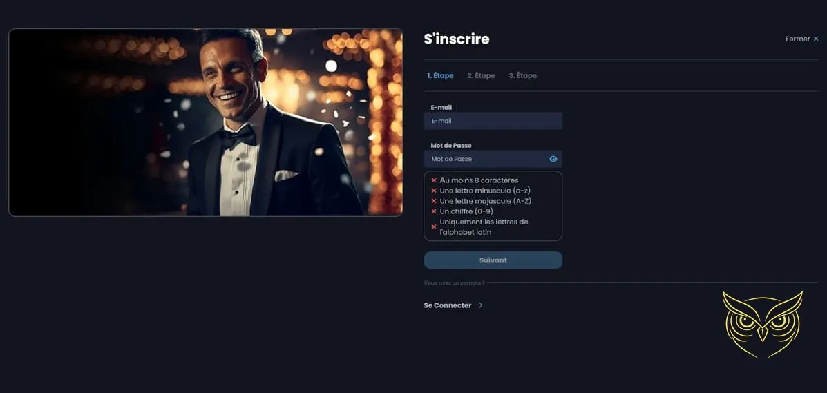 Icône du bonus de bienvenue Casino Night