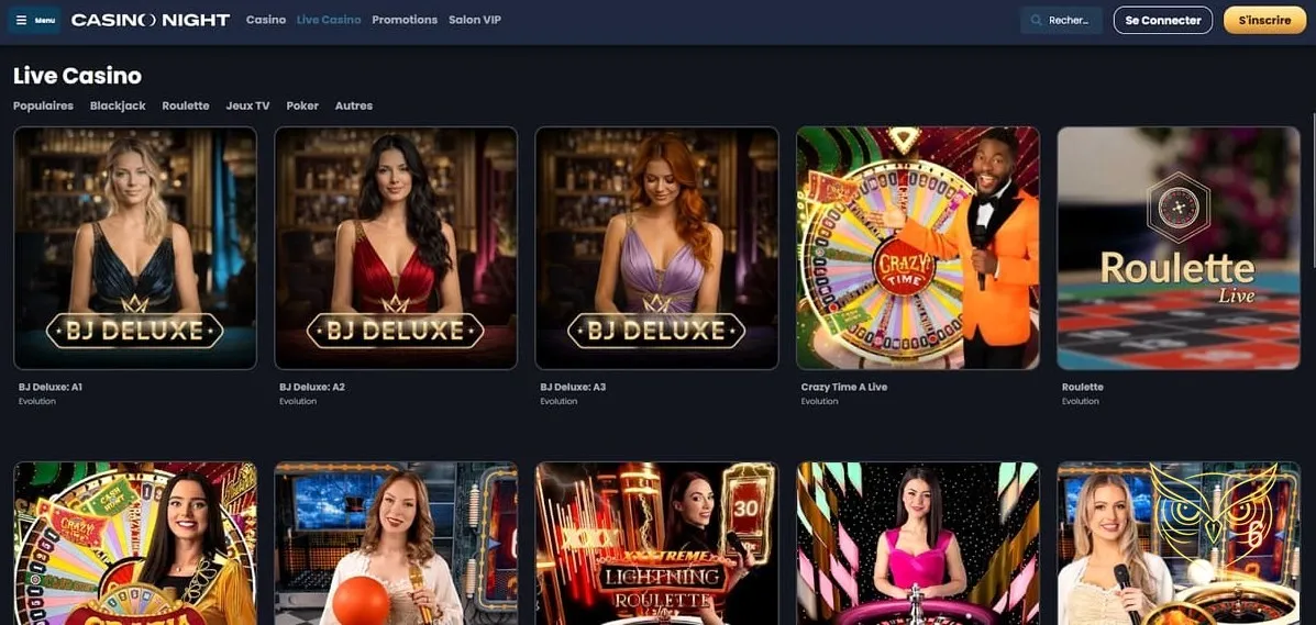 Icône du programme de fidélité VIP Casino Night