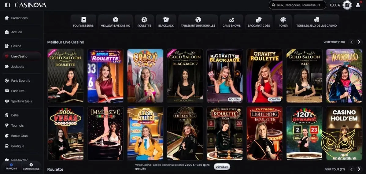 Icône de la boutique Casinova Casino