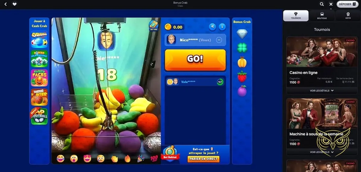 Badge du meilleur casino live Casinova