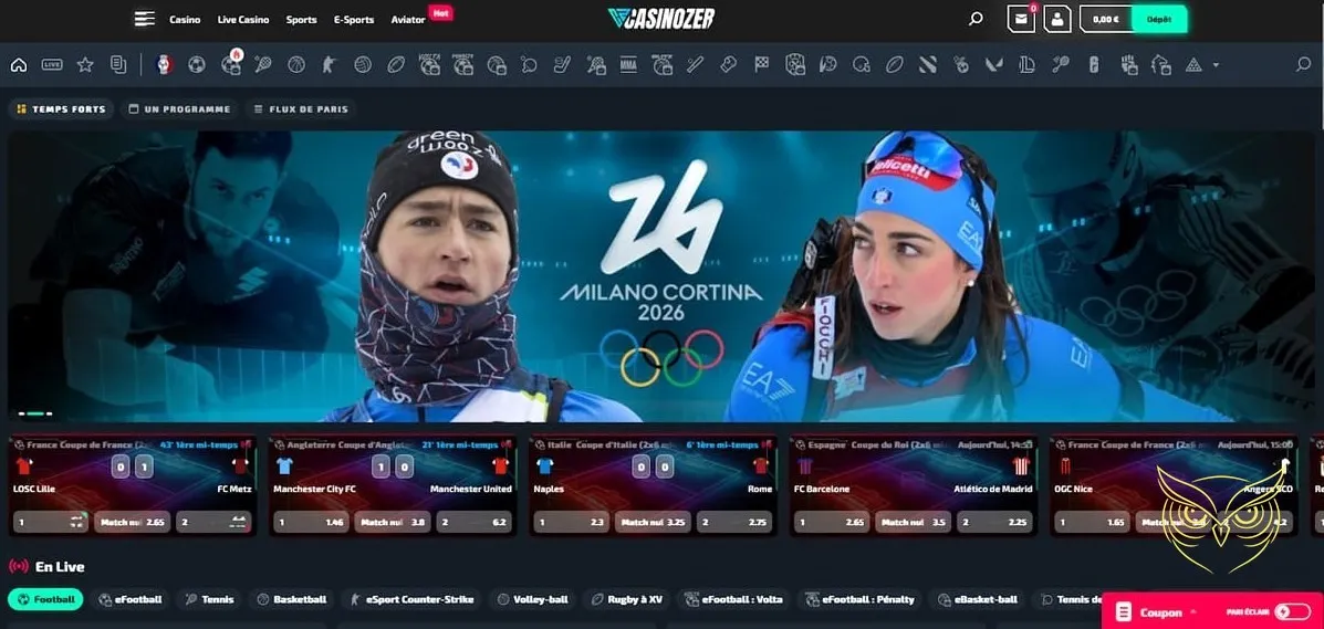 Icône des tournois disponibles sur Casinozer