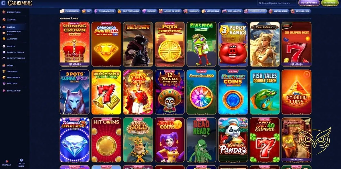 Liste des autres promotions Casombie Casino.