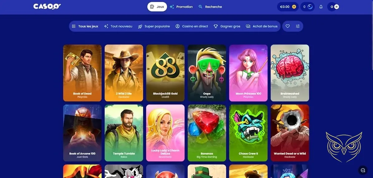 Icône pour effectuer un dépôt sur Casoo Casino.