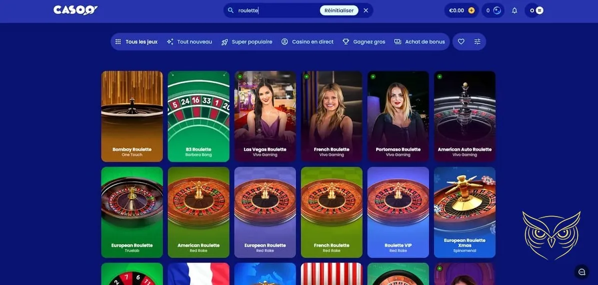 Symbole du système de progression infinie Casoo Casino.