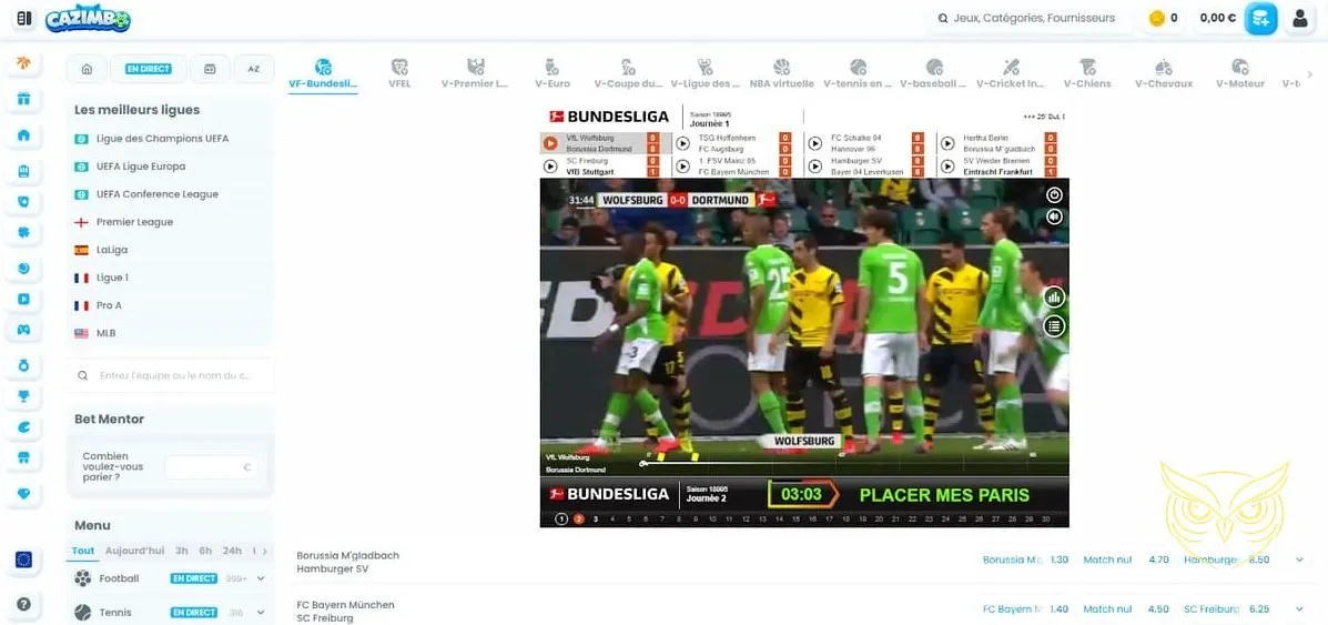 Options de dépôt sécurisées chez Cazimbo Casino.