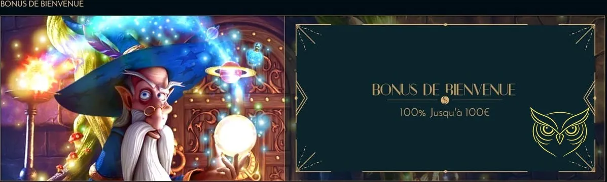 Interface des jeux de casino live Chéri Casino.