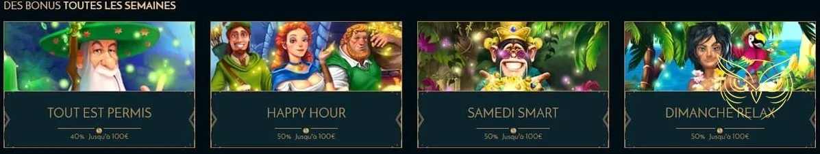 Table de jeu de roulette Chéri Casino.