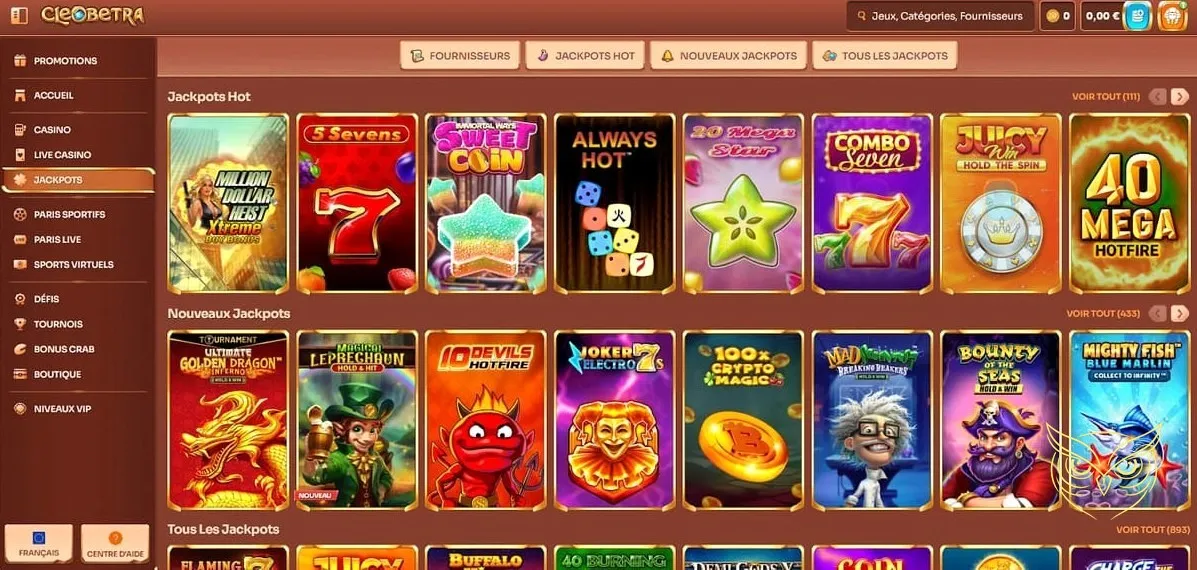 Toutes les promotions disponibles chez Cleobetra Casino.