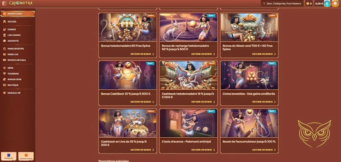 Méthodes de dépôt sécurisées Cleobetra Casino.