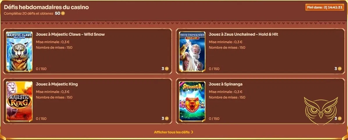 Section des ligues sportives virtuelles Cleobetra Casino.