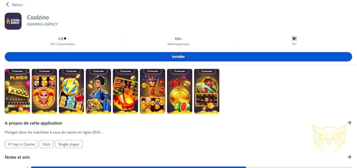 Icône de la section machines à sous Coolzino Casino